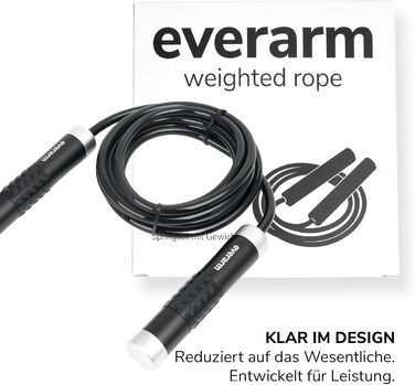 Стрибкове канат Heavy Jump Rope - для силових тренувань, фітнесу, боксу та кросфіту