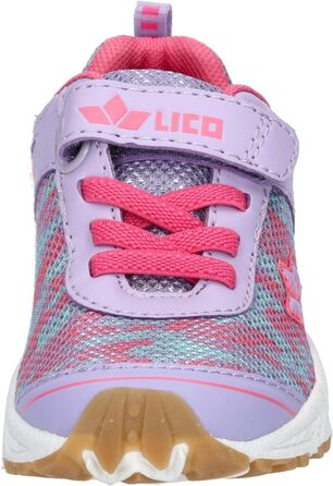 Дитячі спортивні залатені кросівки Lico Barney (41 EU, фіолетово-рожево-блакитні)