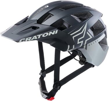 Велошолом Cratoni AllSet Pro чорний/сірий для MTB