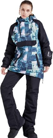 Жіночий сніговий костюм Bluemagic: тепла та дихаюча куртка-софтшелл для активного відпочинку. XL, зелений