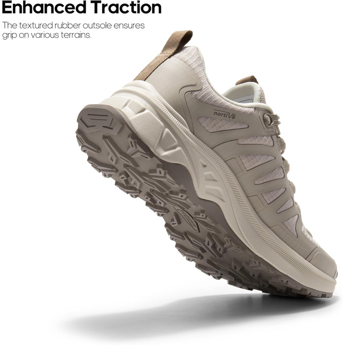 Черевики для хайкінгу NORTIV 8 для жінок, легкі трекінгові черевики для кемпінгу та відпочинку (43 EU, Хакі)