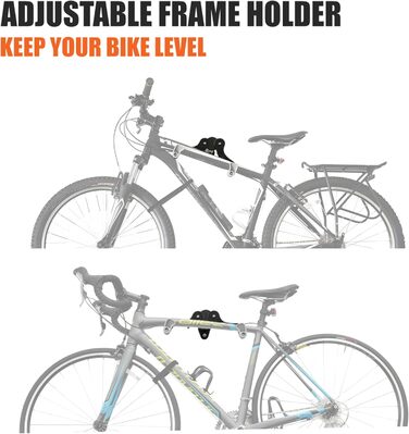 Кріплення для велосипеда Ibera на стіну, горизонтальне, регульоване, для дому/гаража, 45°