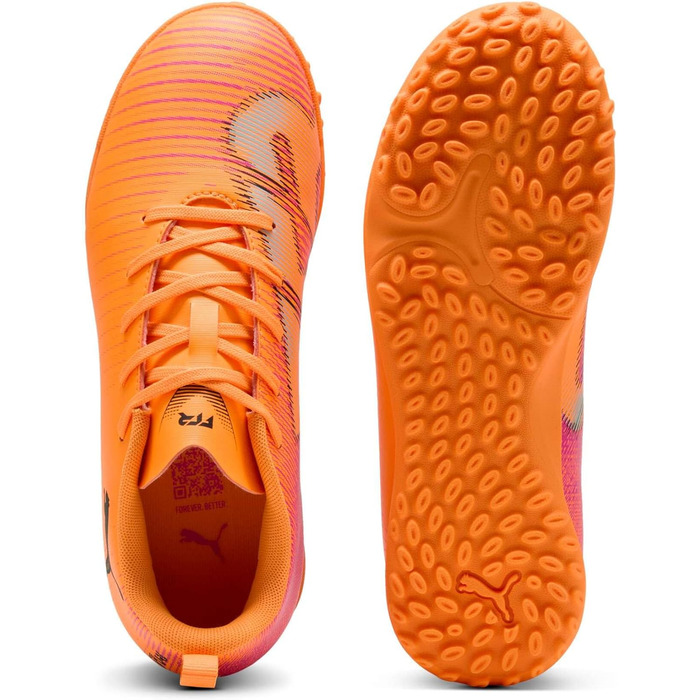 Дитячі футбольні бутси PUMA Future 8 Play TT Jr - 32.5 EU (Чорний, Помаранчевий, Рожевий)