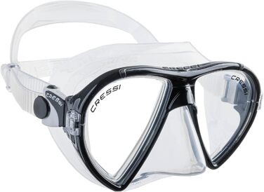 Маска для дайвінгу та снорклінгу Cressi Ocean, прозора/чорна