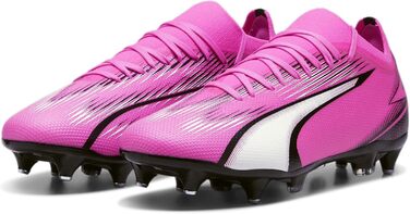 Чоловічі футбольні бутси PUMA Ultra Match Mxsg, 46 EU, рожевий/білий/чорний