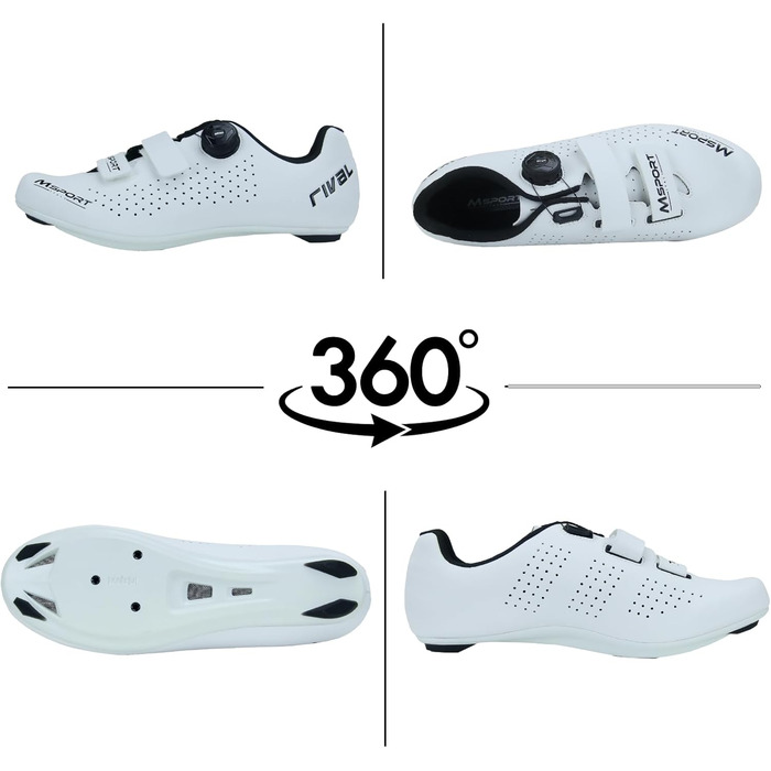 Велосипедні шкарпетки MSport для шосе, дихаючі, для чоловіків/жінок (42 EU, B02)