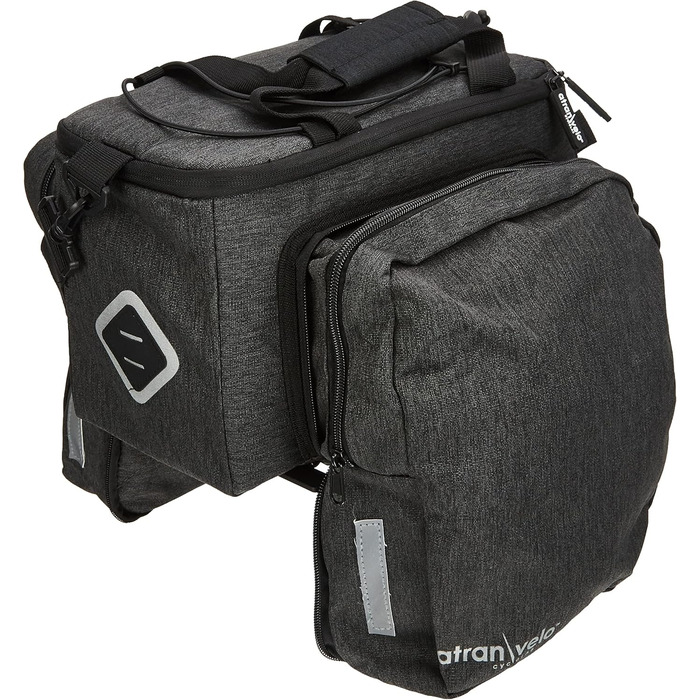 Велосипедний кошик Atran Velo Unisex System Zap, сірий, універсальний розмір