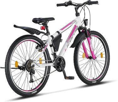Гірський велосипед Licorne Bike Guide Premium 26 дюймів, 21 швидкість, для дівчат, хлопців, чоловіків і жінок