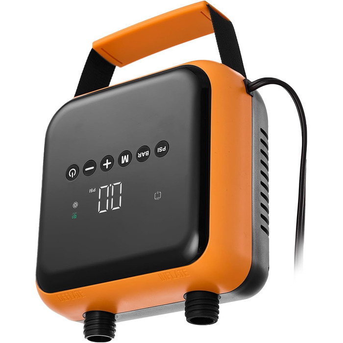 Електрична SUP-насос VEVOR з USB-виходом, 2-ступенева автоматична насос для надувних SUP, наметів, 40 PSI, 12V DC, LED-підсвічування