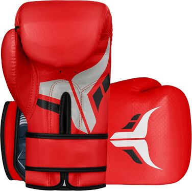 Дитячі боксерські рукавички Mytra Fusion 8 унцій для спарингу, тренувань ММА та кікбоксингу, червоні