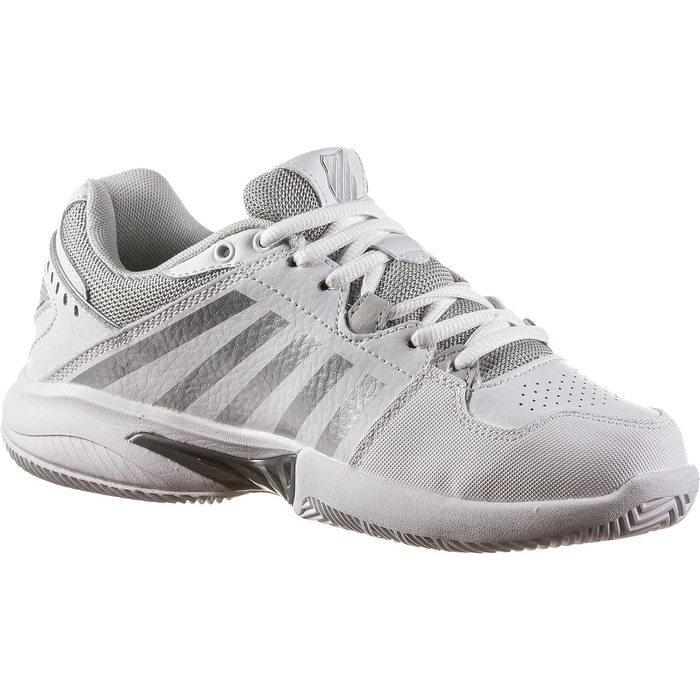 Жіноче тенісне взуття K-Swiss Receiver VT, 39 EU, білий, Vapor Blue, срібло