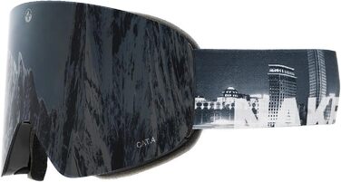 NAKED Optics The TROOP EVO: Скі-маска для чоловіків та жінок, сноуборд маска з змінними лінзами