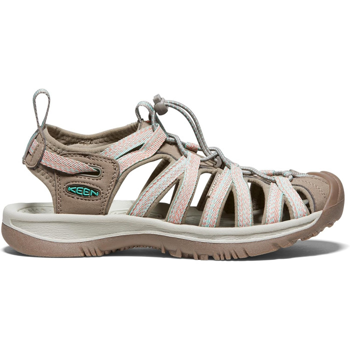 KEEN Whisper Sportsandalen жіночі спортивні сандалі з закритим носком Taupe Coral 40 EU