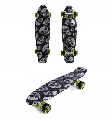 Скейтборд Meteor Skulls 22607
