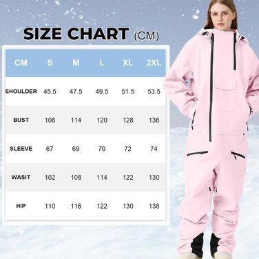 Жіночий гірськолижний комбінезон HOUZONIY 729+ Рожевий - гірськолижний костюм, сноуборд, Outdoor