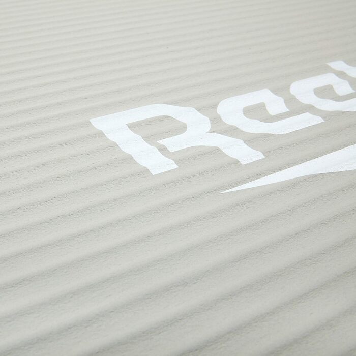 Килимок для фітнесу Reebok, нековзний, натуральна гума, 7/10/15 мм, різні кольори, для тренувань вдома і в залі
