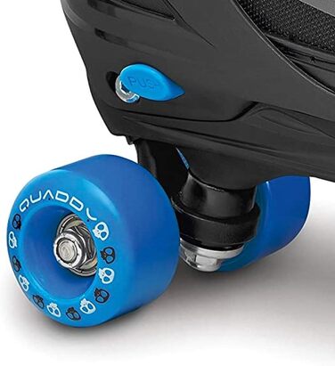 Роликові ковзани Roces Kinder Quaddy для хлопчиків, регульовані розміри 30-33, чорно-синій