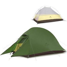 Намет Naturehike Cloud Up 1 - Ultraleichte Zelt для 1 особи (4 сезони, 20D, зелений)