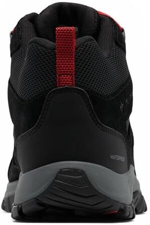 Чоловічі трекінгові черевики Columbia Redmond III Mid Waterproof (40.5 EU, Black Mountain Red)