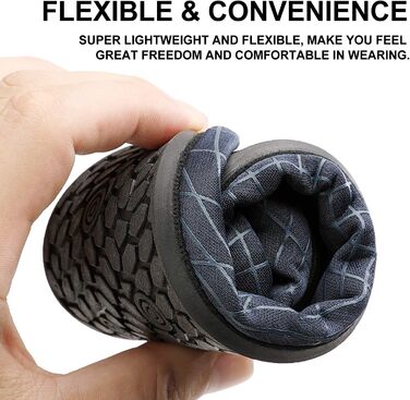 Чоловічі та жіночі шкарпетки для плавання Sixspace - аквашузи, шкарпетки для басейну, пляжні шкарпетки, швидковисихаючі, дихаючі, для серфінгу, йоги, темно-синій (39 EU)