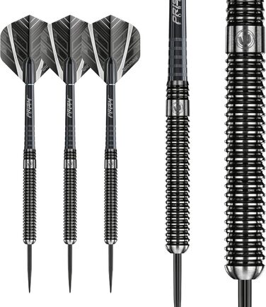 WINMAU Blackout професійні дартси зі сталі та вольфраму з оперенням і хвостовиками