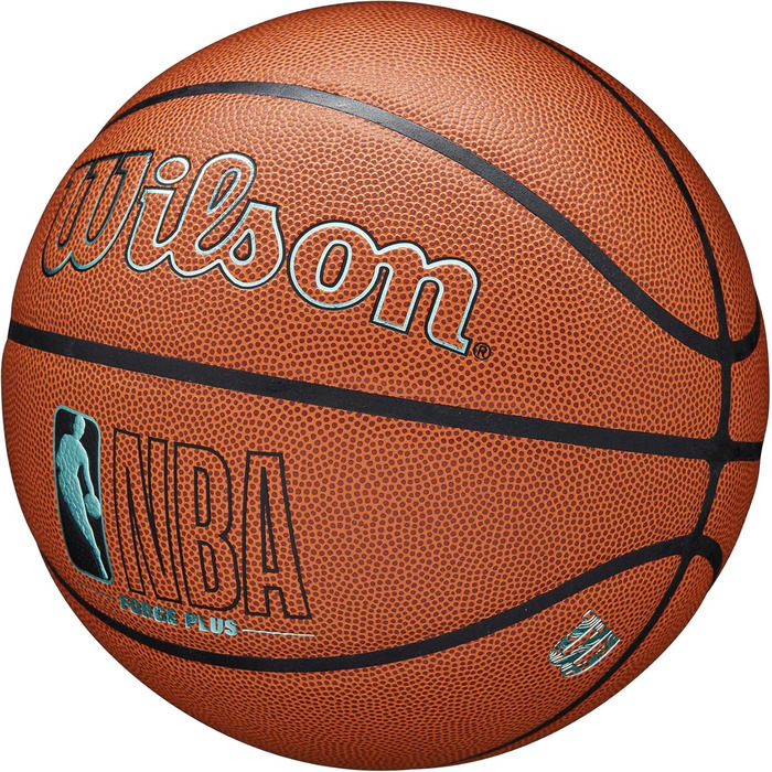 Баскетбольний м'яч Wilson NBA Forge Plus Eco №7 для залу та вулиці, помаранчевий
