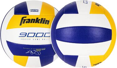 Franklin Sports волейбольні м'ячі для залу: Premium 9000 + 6000, офіційний розмір, для дорослих та юнаків, композиційний матеріал, для гри та тренувань