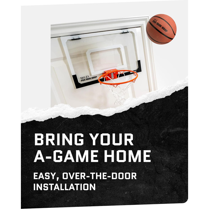 Баскетбольний кошик SKLZ Pro Mini Hoop для дому з м’ячем