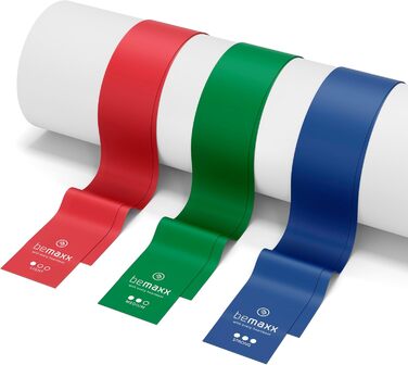 Набір фітнес-гумок 3 шт. - 2 м, гумки з опором + eBook | Гумки для фітнесу, йоги, силових тренувань