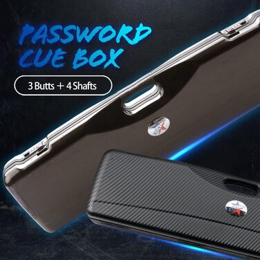 Чохол для бильярдного кия KONLLEN 2x4 Oxford Cloth з кишенями для аксесуарів, карбонове покриття