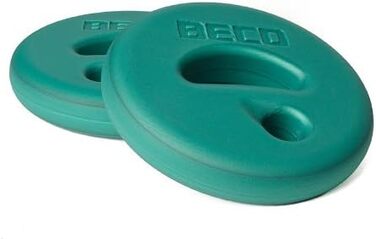 BECO AquaDisc SZ – Аквадиски для тренувань у воді, пара, зелені, для аквааеробіки та фітнесу