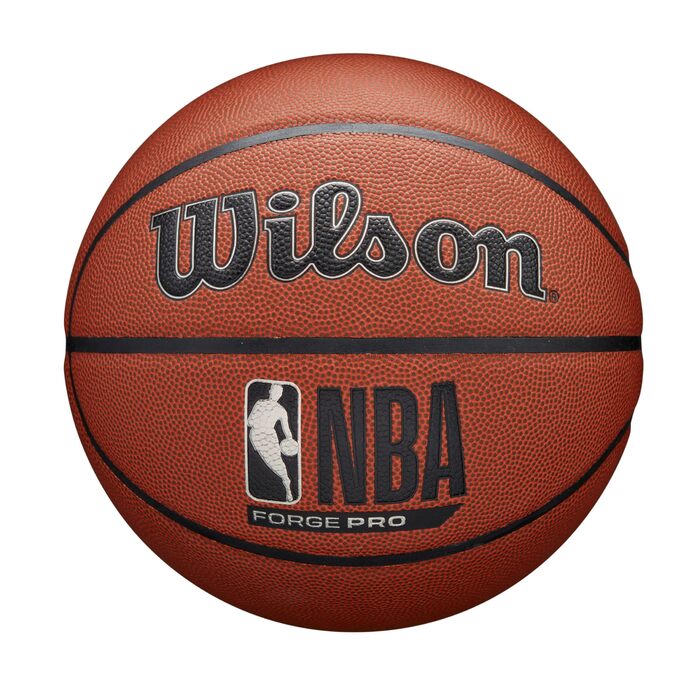 М'яч для баскетболу Wilson NBA Forge Pro Indoor/Outdoor, розмір 6 та 7 (Braun) - офіційний м'яч NBA