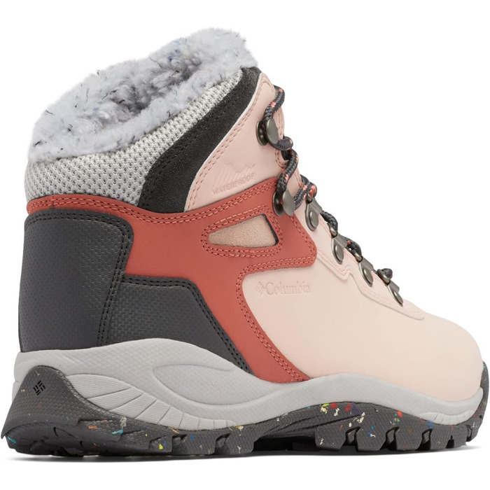 Жіночі трекінгові черевики Columbia Newton Ridge Plus Omni Heat (42 EU, Помаранчевий/Темний сірий)