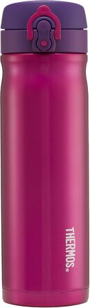 Термосова пляшка Thermos Pink 470 мл, багаторазова ізольована кавова чашка з нержавіючої сталі для гарячих і холодних напоїв, вакуумна фляга з герметичною кришкою
