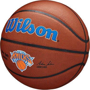 Баскетбольний м'яч Wilson NBA Team Alliance New York Knicks, розмір 7 (29.5''), офіційний