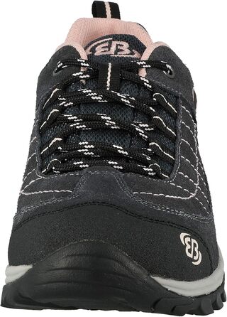 Жіночі трекінгові півчеревики Brütting Mount Crillon Low, сірий/рожевий, 38 EU