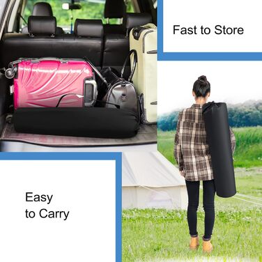 Складний туристичний стілець WOLTU: легкий, для відпочинку на природі, риболовлі, з кишенею для напоїв та боковою кишенею, до 150 кг, для кемпінгу, пляжу, саду, тераси (чорний + світло-сірий)