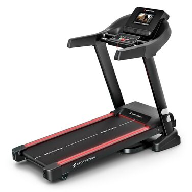 Бігова доріжка Sportstech F37s з електроприводом, складана, для дому, до 20 км/год, 150 кг, з ухилом, сумісна з STL App