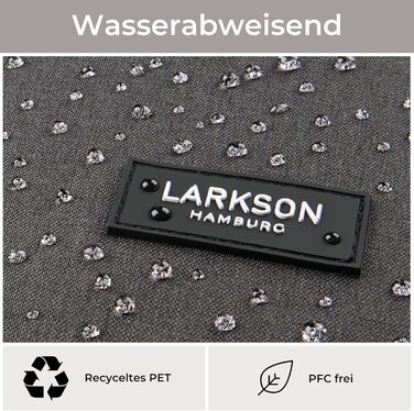 Велосумка LARKSON Tammo 2-в-1 для багажника, рюкзак, водовідштовхуюча, антрацит, для чоловіків і жінок