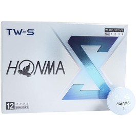 Гольф-м'ячі Honma New TW-S 2024, унісекс, 12 шт., білі