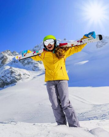 Снігові окуляри без рами для дорослих, широке поле зору, лінзи UV400 Anti-Fog, сноуборд окуляри для чоловіків та жінок, срібні