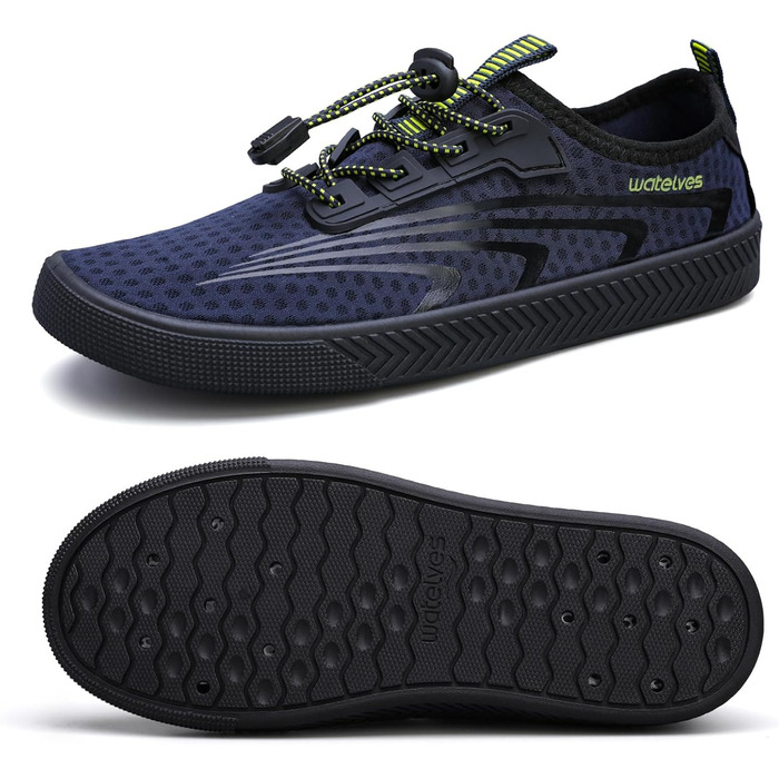 Водні шльопанці/тапочки для плавання та відпочинку на пляжі. Швидка сушка, унісекс, колір блакитний, розмір 38 EU.