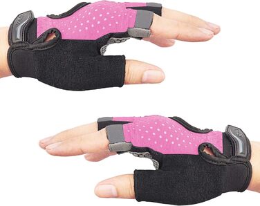 Спортивні рукавички для тренувань, фітнесу та важкої атлетики (рожеві, S)