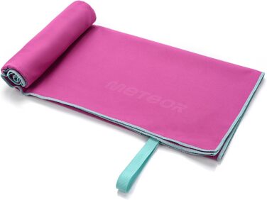 Рушник спортивний Meteor Sport Microfiber XL XXL 9 кольорів, надзвичайно легкий, швидковисихаючий, для фітнесу, подорожей, сауни, пляжу (50x90 см, баклажан)