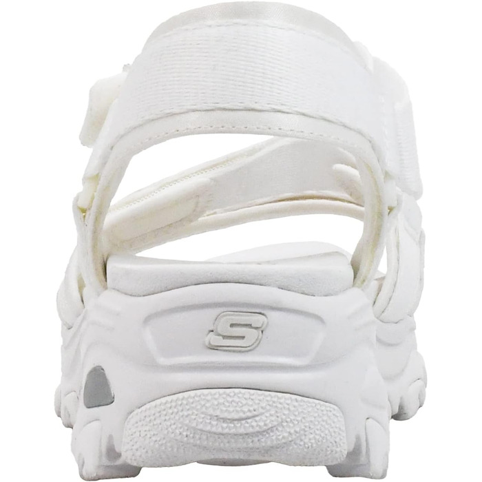 Сандли Skechers D'lites-Fresh Catch на підборах (37 EU, білий, Opulenter Garten)