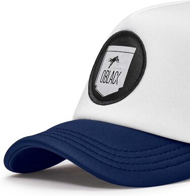 Чоловіча бейсболка-тракер Oblack Classic Total Black, темно-синя (Blue Navy), універсальний розмір
