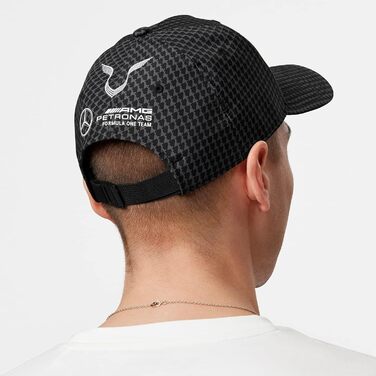 Кепка Mercedes AMG Petronas Formula One Team 2023 Lewis Hamilton Collection, чорна, універсальний розмір