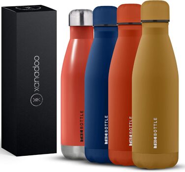 Термобутилка Xanadoo THEBOTTLE 500 мл, кор coral, з нержавіючої сталі 304, подвійні стінки, вакуумна ізоляція