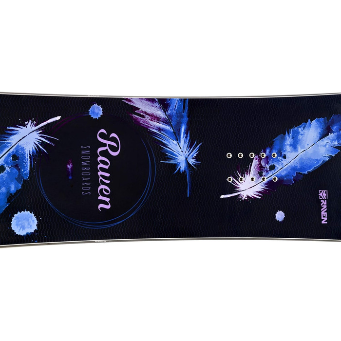 Сноуборд RAVEN Mia Black + Фіксуючі кріплення Fastec FT360 150 см + Fastec Fuchsia M