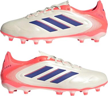 Футбольні бутси adidas Copa Pure III League для гри на твердих та багатоповерххових покриттях (36 EU, білий, синій, корал)